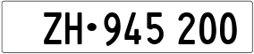 Truck License Plate